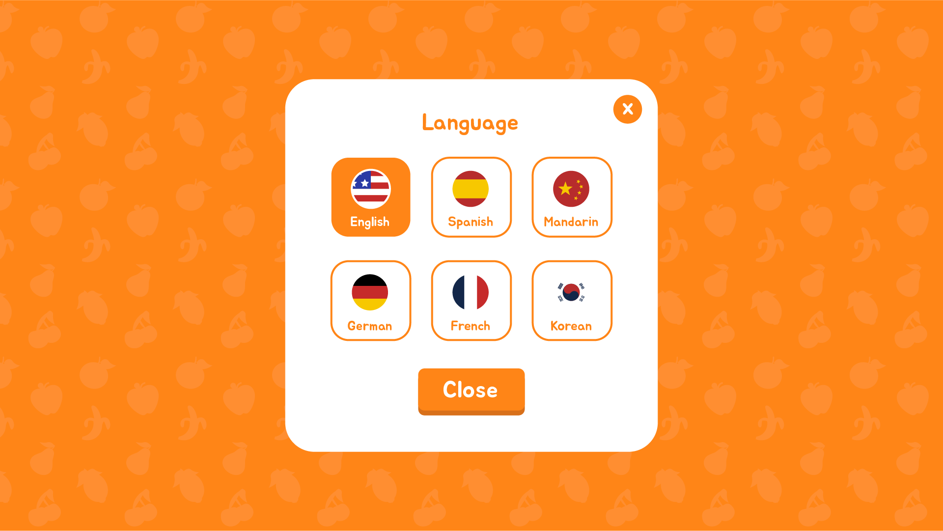 language page