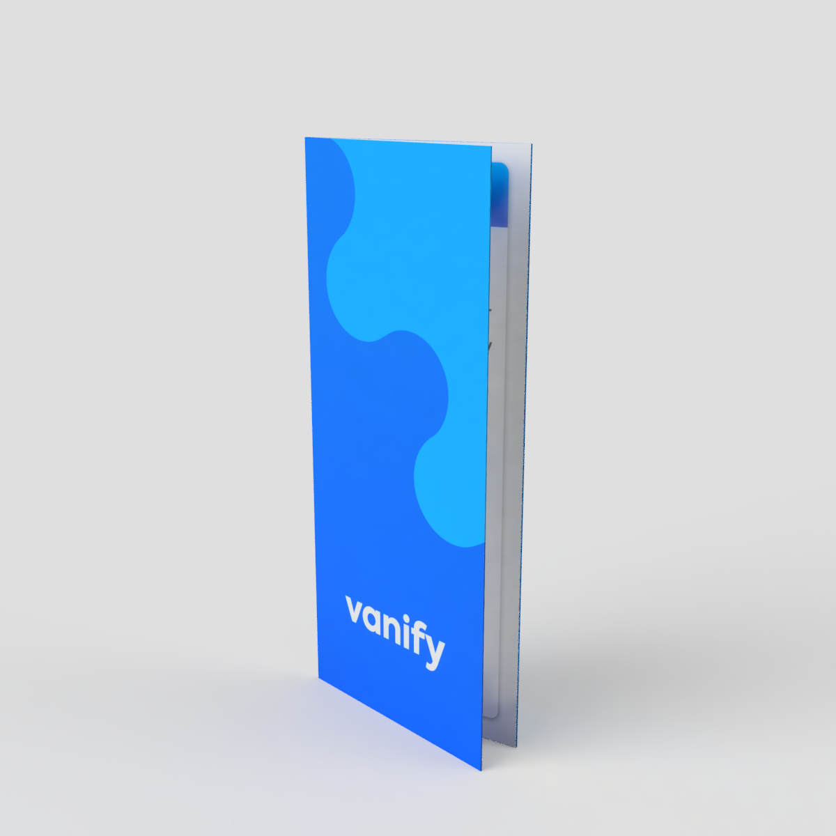 render of folded brochure